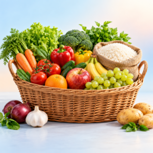 Illustration for Groceries & Food shopping category